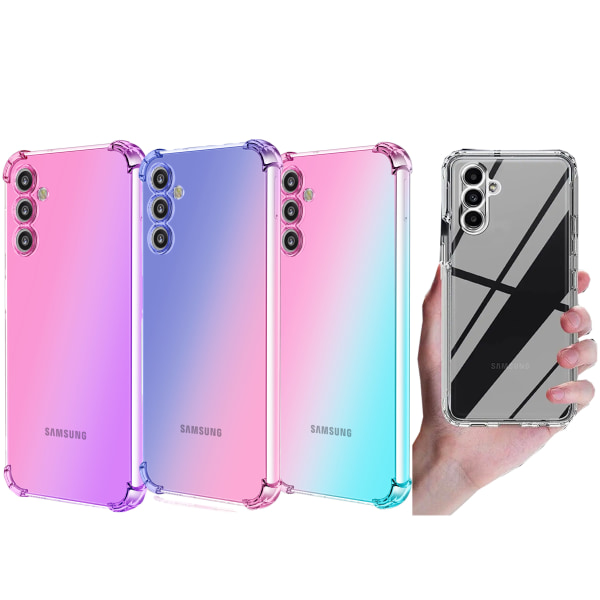 Stilig beskyttende silikondeksel til Galaxy A54 5G Pink