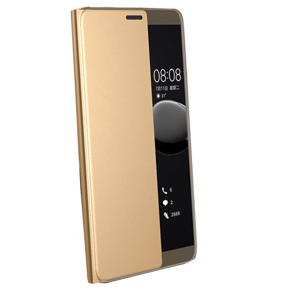 Huawei P30 - Elegant Smart View Fodral (NKOBEE) Guld
