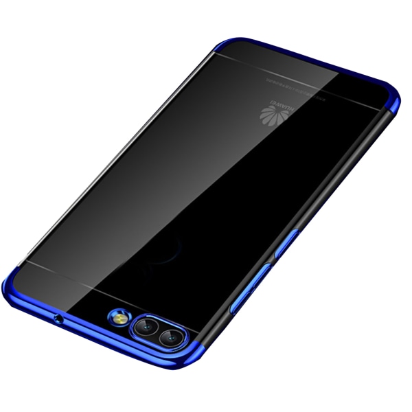 Eksklusivt glatt silikondeksel - Huawei Honor 10 Blå