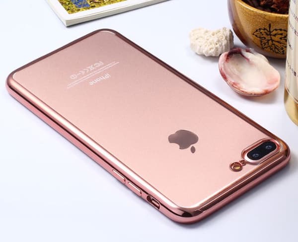 Elegant Exklusivt Smart Silikonskal till iPhone 8 (MAX SKYDD) Silver/Grå