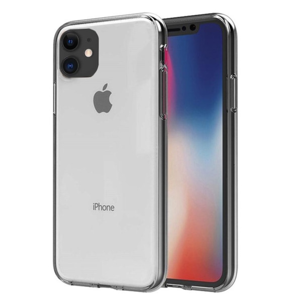Skyddande Dubbelsidigt Silikonskal - iPhone 12 Blå