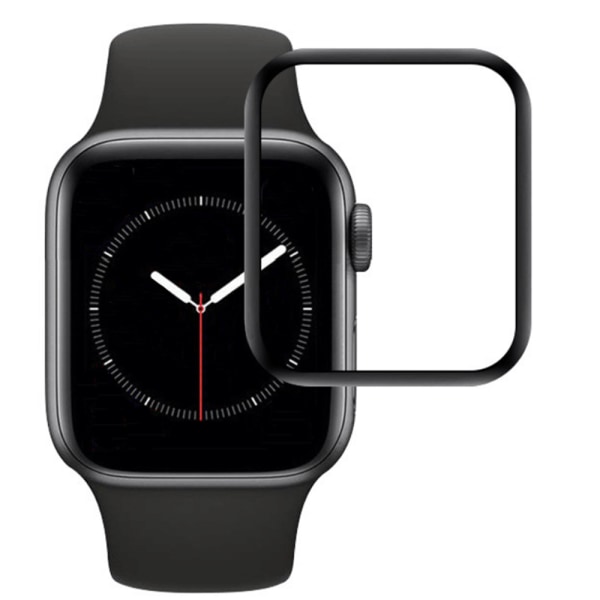 Apple Watch S4/S5 blød skærmbeskytter Svart 40mm