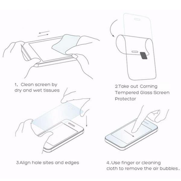 Skærmbeskyttelse Full Cover 0,3mm iPhone 12 Pro Transparent