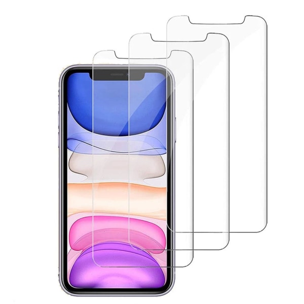 3-PACK Skärmskydd + Kameralinsskydd HD 0,3mm iPhone XR Transparent/Genomskinlig