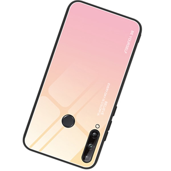 Deksel - Huawei P40 Lite E Blå/Rosa