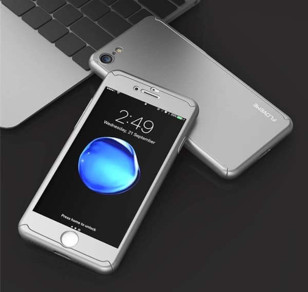 Stilrent Skyddsfodral f�r iPhone 6/6S  (Fram och bak) Roséguld
