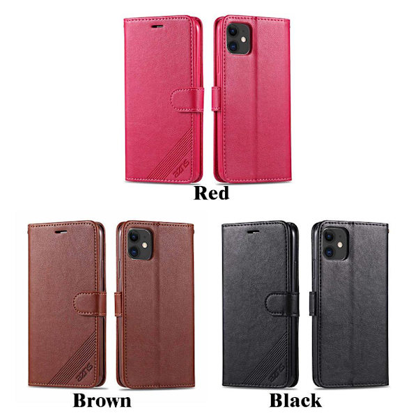 Professionellt Pl�nboksfodral YAZUNSHI - iPhone 12 Mini Brun