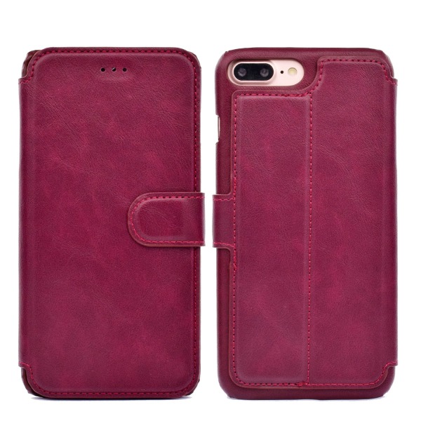 iPhone 6/6S Plus - Stilig lommebokdeksel Brun