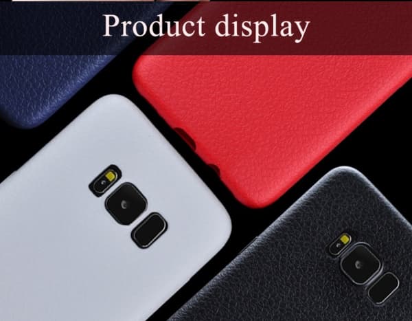Slittåligt Silikonskal Samsung Galaxy S8 PLUS - NKOBEE Röd