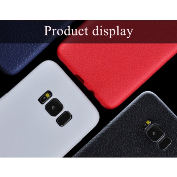 Slittåligt Silikonskal Samsung Galaxy S8 PLUS - NKOBEE Vit