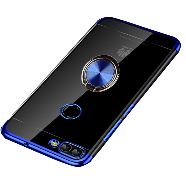 Huawei P Smart 2018 - Elegant Skal Ringhållare Floveme Svart