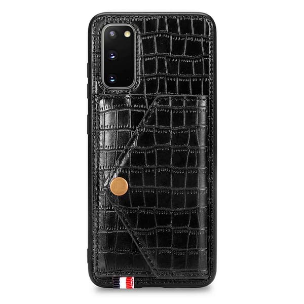 Samsung Galaxy S20 - Skal med Kortfack Blå Blå