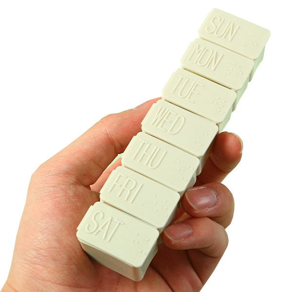 Dosett 7-Fags Ugetablet Beige