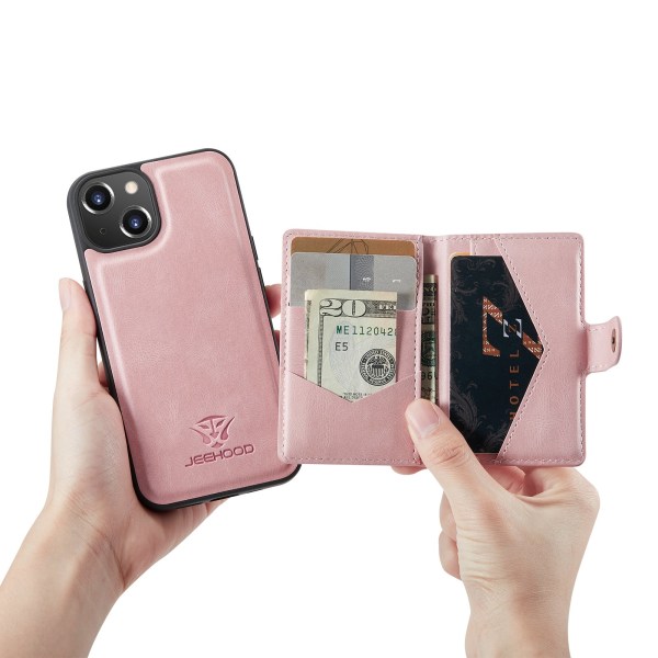 Etui med kortholder - iPhone 13 Roséguld
