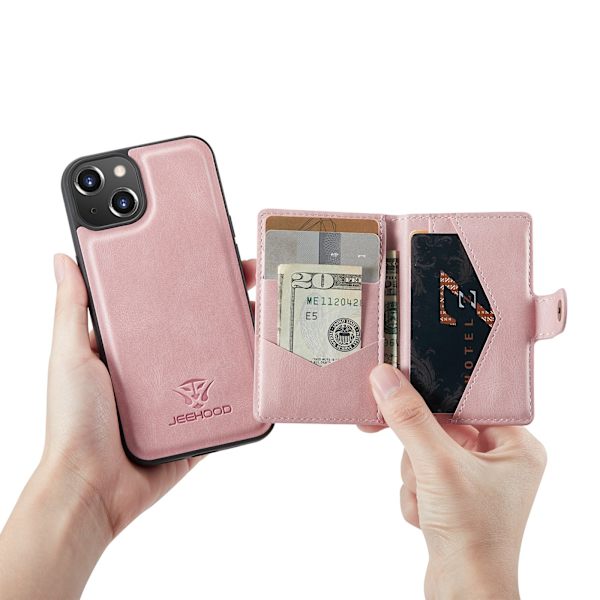 Skal med Kortfack - iPhone 13 Grön