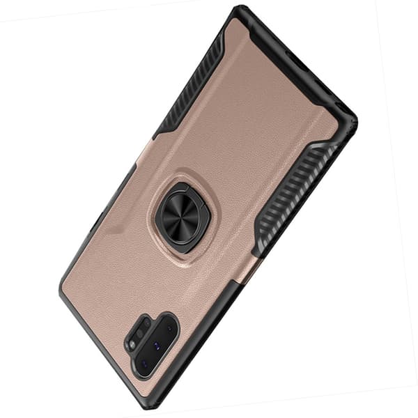 Samsung Galaxy Note10+ - Skyddsskal med Ringhållare Mörkblå Mörkblå