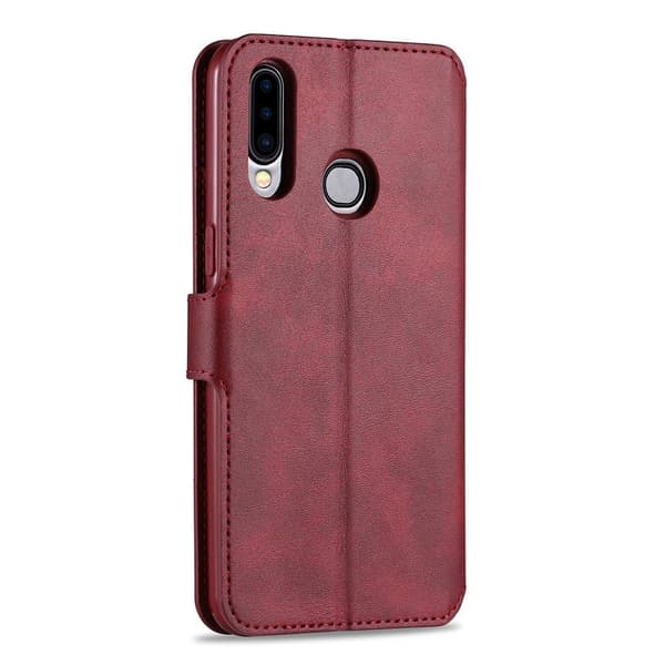 Glat stilfuldt pung etui - Samsung Galaxy A20S Röd