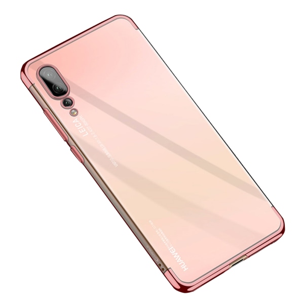 Stilfuldt ekstra tyndt silikonecover fra Floveme - Huawei P20 Röd