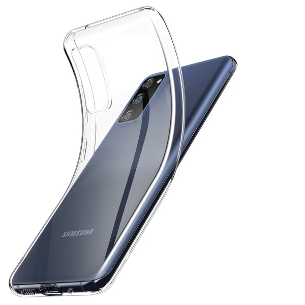 Samsung A54 5G - tynt gjennomsiktig silikonskall med høy absorpsjon Transparent