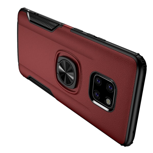 Huawei Mate 20 Pro - Cover med Kickstand (LEMAN) Röd