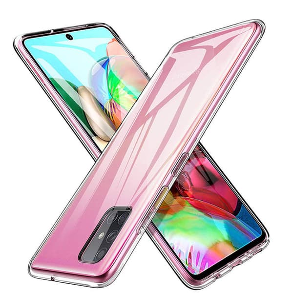 Kraftfullt Skal - Samsung Galaxy A71 Transparent