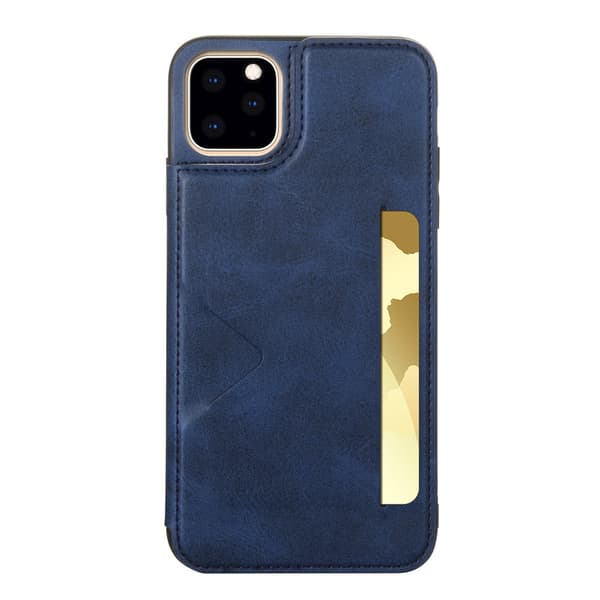Elegant Cover med Kortholder HANMAN - iPhone 13 Pro Svart