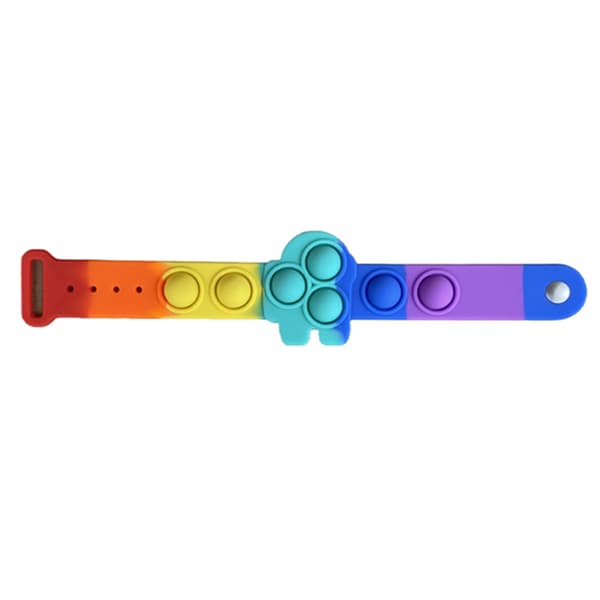 Mjuk Fidget Armband Simple Dimple Pop-It Macaroon