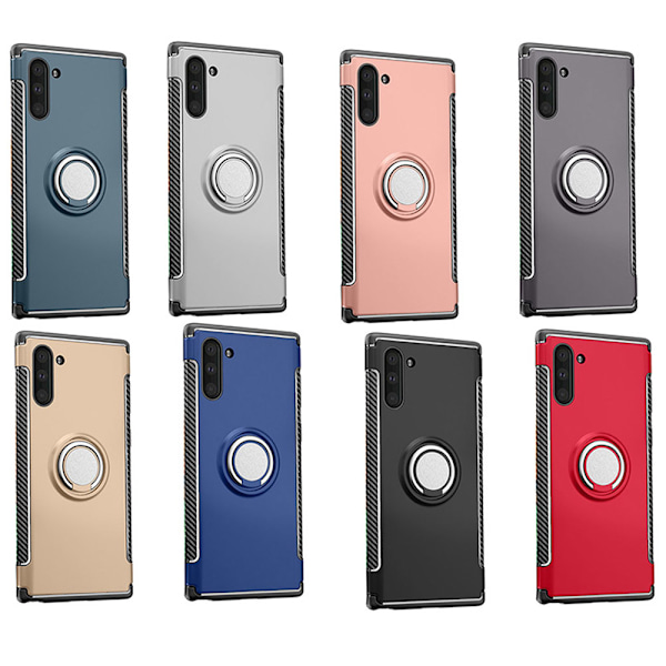 Stilsäkert Skal Ringhållare - Samsung Galaxy Note10 Silver