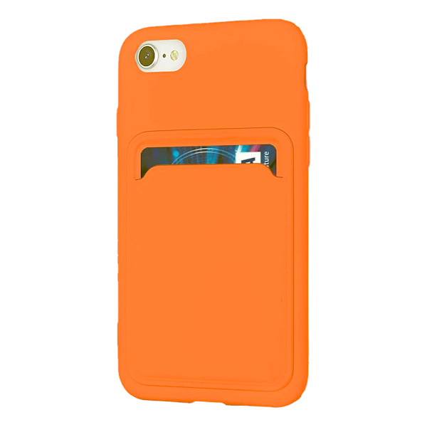 Skal med Kortfack - iPhone 8 APRIKOS