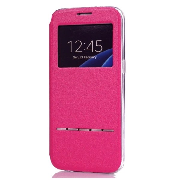 LG G4 Smart Case med vindu og svarfunksjon Rosa