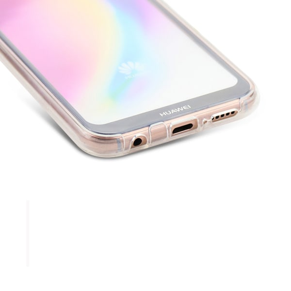 Smart Silikonfodral med Touchsensor (Fram och Bak) Huawei P20 Guld