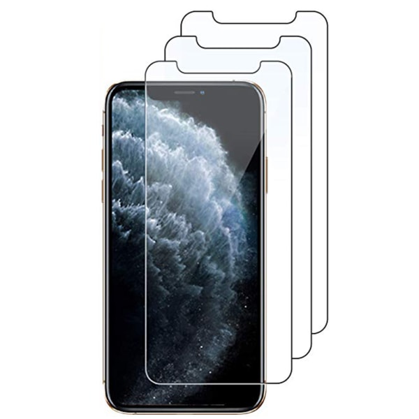 iPhone X/XS skærmbeskytter 3-PACK Standard 9H Screen-Fit HD-Clear