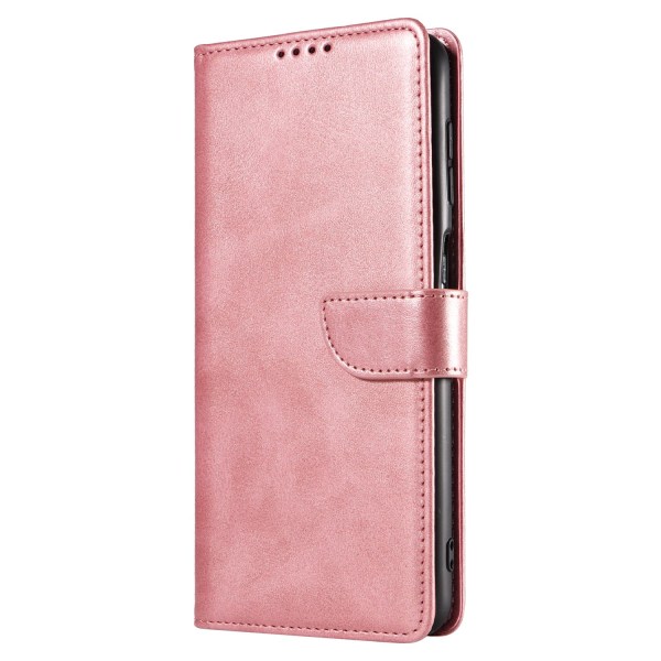 Tyylikäs käytännöllinen lompakkokotelo - Samsung Galaxy S21 FE Röd