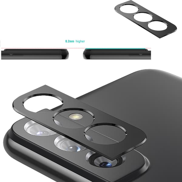 2-Pack 2.5D Kameran linsskydd HD 0,2mm för Samsung Galaxy S24