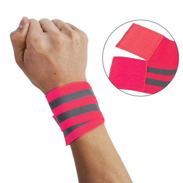 Hållbar Elastiskt Synligt Reflexband Grön
