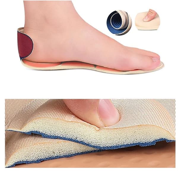 Memory Foam inläggssula  Anpassningsbar storlek Beige 35-40