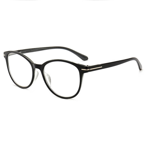 Bekväma Vintage Läsglasögon Brun +3.5