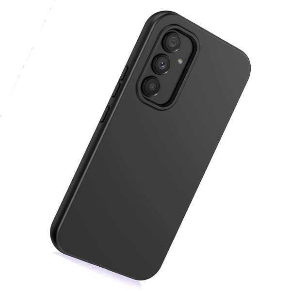 Galaxy A54 5G Anpassat Skyddsskal i mattbehandlat silikon Svart