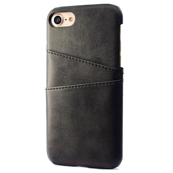 iPhone 7 - Exklusivt Stilrent Skal Kortplats (MAX SKYDD) Silver/Grå
