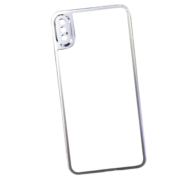 MyGuard-beskyttelse for rygg og kamera for iPhone XS (aluminium) Svart