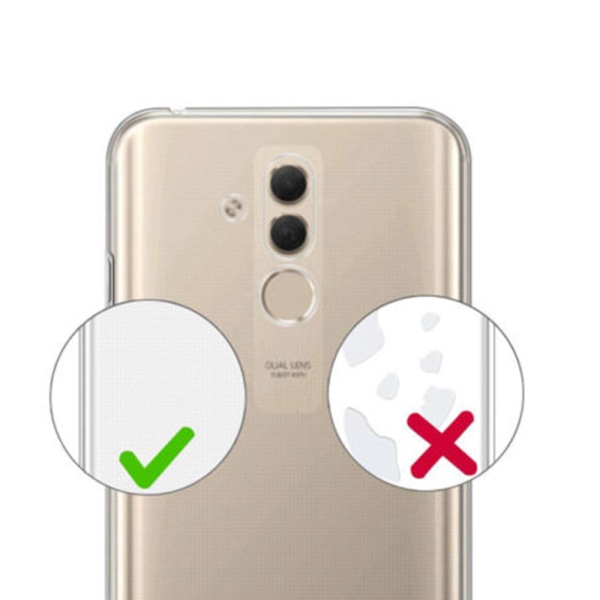 Smart Silicone Cover (Ruff-Grip) Huawei Mate 20 Lite -puhelimelle Transparent/Genomskinlig