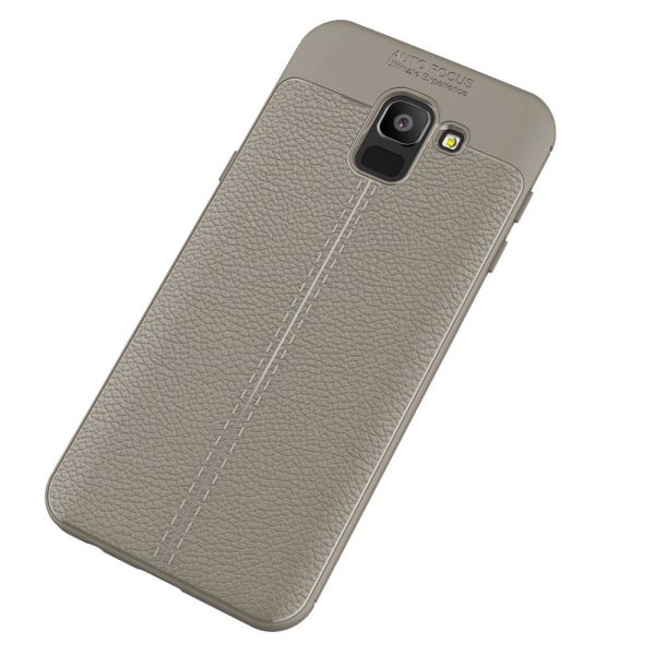 Samsung Galaxy J6 2018 - Stilfuldt cover fra Auto Focus Marinblå