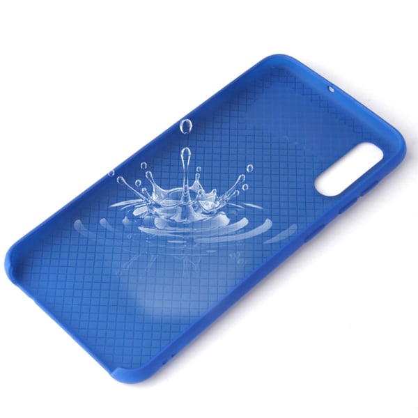 Beskyttende matt (NKOBEE) silikonetui - Samsung Galaxy A50 Mörkblå