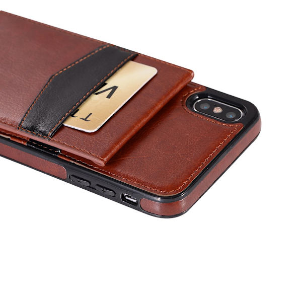 Stilsäkert Plånboksskal (S-Shell) för iPhone XS Max Rosa