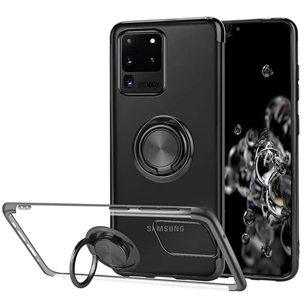 Skyddande Skal med Ringhållare - Samsung Galaxy S20 Ultra Guld