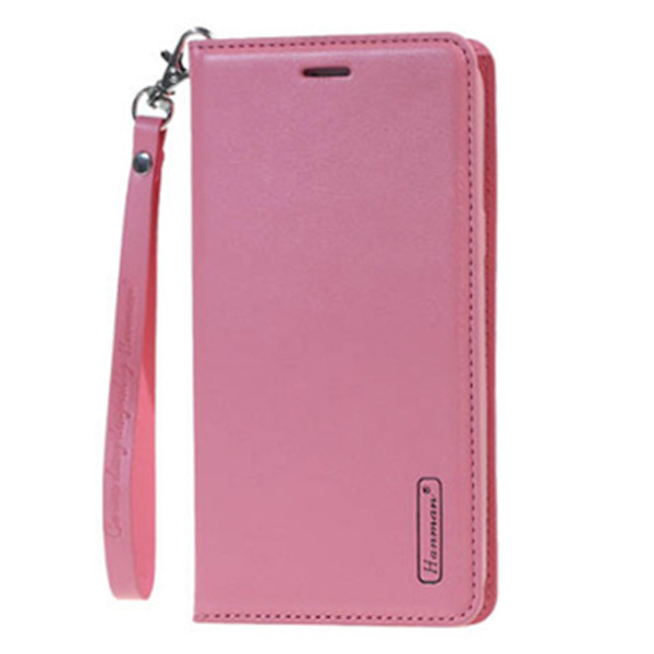 Smooth Robust Wallet Case Hanman - iPhone 11 Ljusrosa