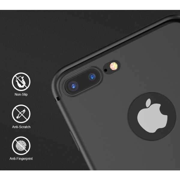 iPhone 6/6S PLUS - Tyylikäs mattapintainen silikonikuori NKOBE:lta Röd