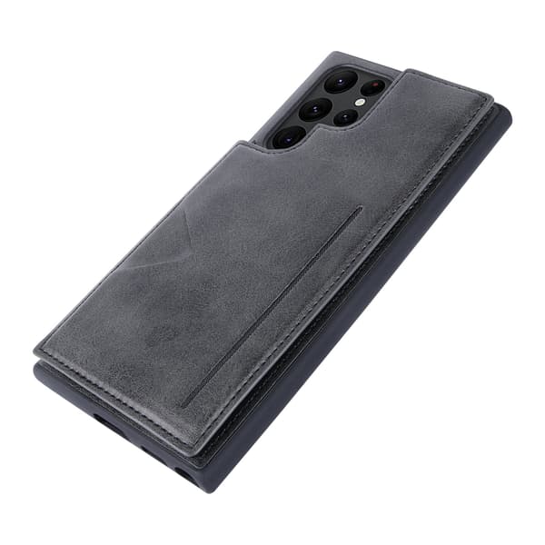 Skal med Kortfack - Samsung Galaxy S23 Ultra Brun