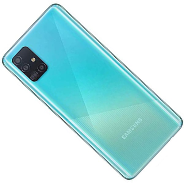 Samsung Galaxy A71 - Stødabsorberende Floveme tyndt cover Transparent/Genomskinlig
