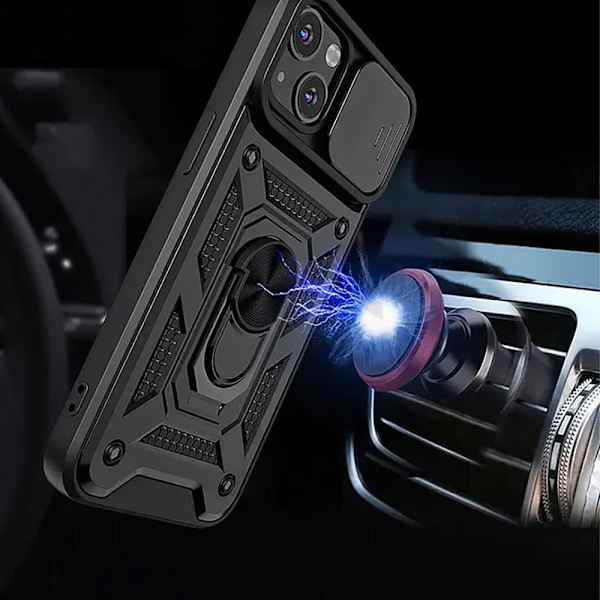 iPhone 13 Mini - Elegant Extra Skyddande ARMOR Skal Grön